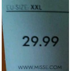 Nieuwe blouse Lara van Miss Etam XXL