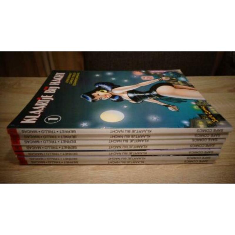 Klaartje bij nacht stripboeken 7 stuks zgan