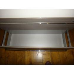 T.K. wastafel/badkamermeubel/badmeubel 100 cm + kranen