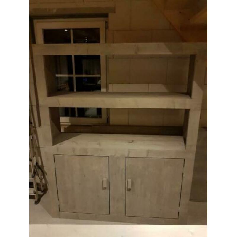 steigerhout wandkast slaapkamer, mancave, bar