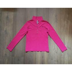 IZGS: Mc. Gregor roze polo longsleeve; maat medium