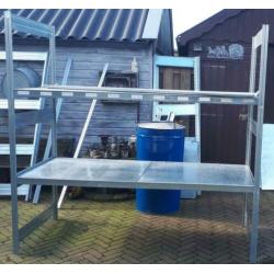 6 meter Zware last stelling 80 diep Magazijn legbord