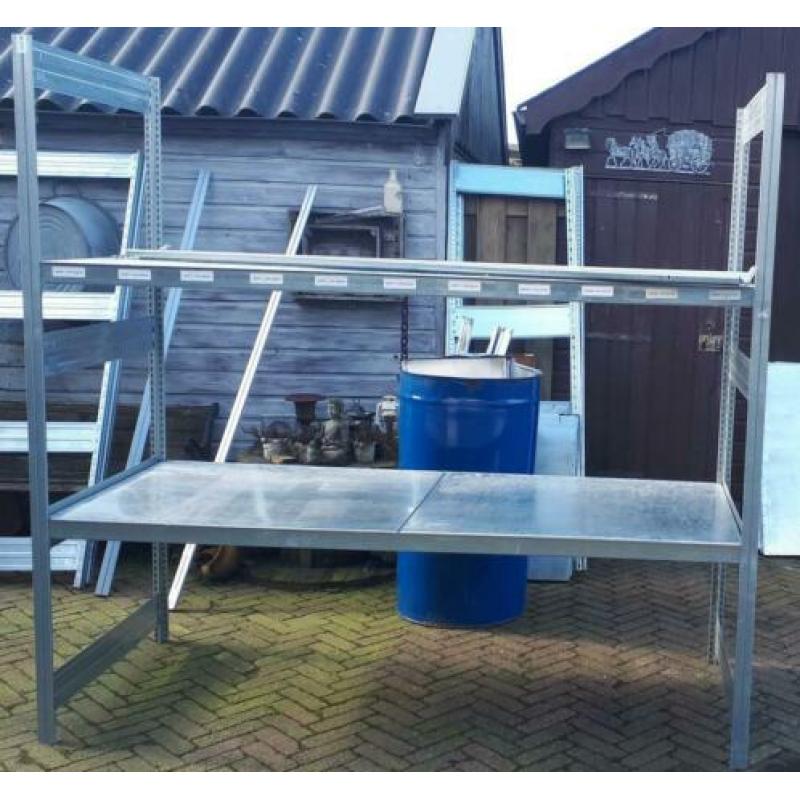 6 meter Zware last stelling 80 diep Magazijn legbord