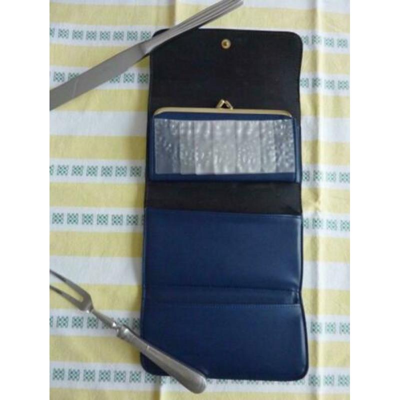 chique nieuwe avondtas enveloppe tas blauw