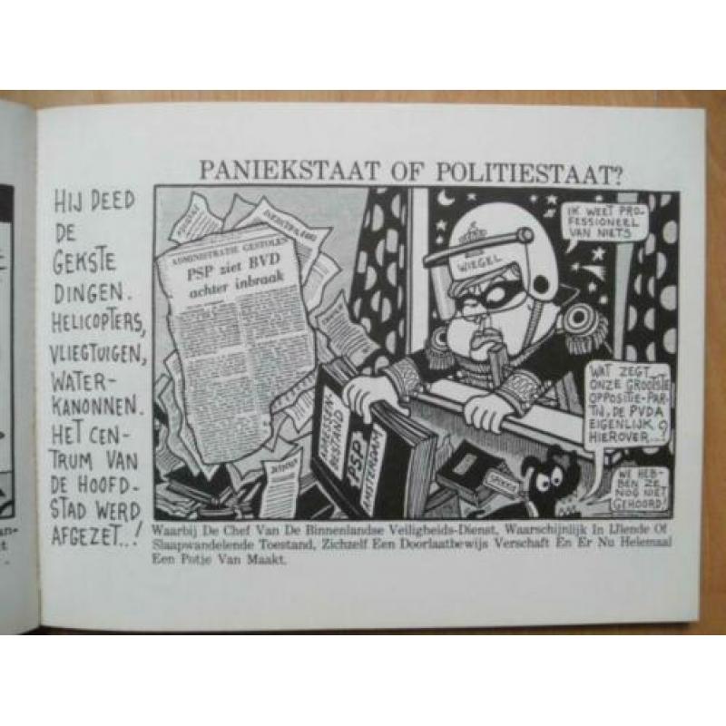 Boek Blablablonie van politiek striptekenaar Opland.