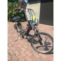 Puch maxi snor blauw kenteken