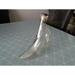 Decoratieve glazen pump vulbaar