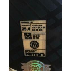 NIEUW NITRO snowboard 155 cm