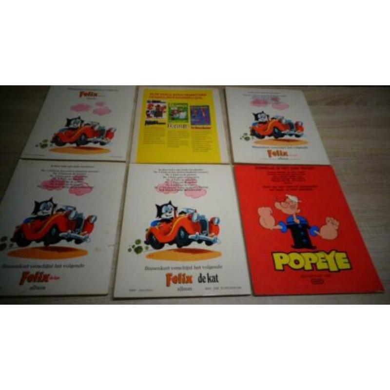 Felix stripboeken 6 stuks goede staat