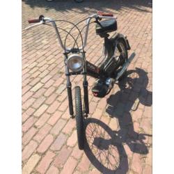 Puch maxi snor blauw kenteken