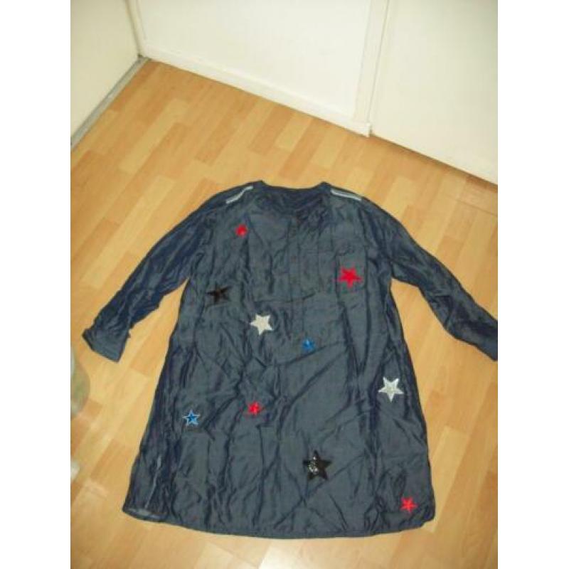 Hippe spijkerjurk/denim jurk met sterren van Esmara mt XXL