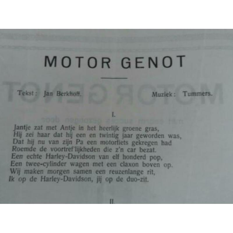Motor Genot - Tummers - Ben Velmon