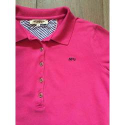 IZGS: Mc. Gregor roze polo longsleeve; maat medium