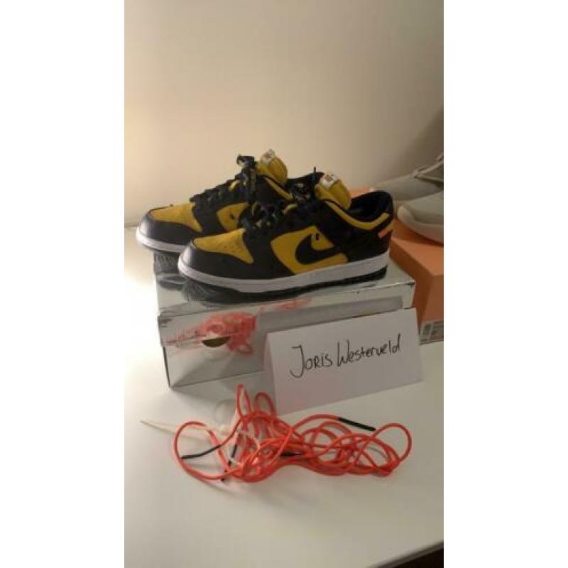 Off white dunk Michigan size 9.5 9/10 eu 43