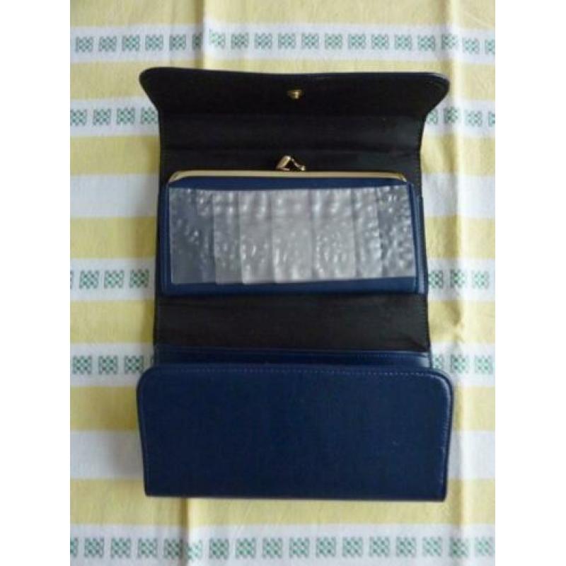 chique nieuwe avondtas enveloppe tas blauw