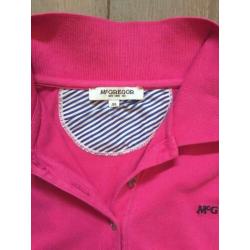 IZGS: Mc. Gregor roze polo longsleeve; maat medium