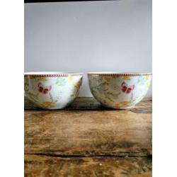 Pip studio bowl Chinese rose set van 2