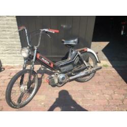 Puch maxi snor blauw kenteken