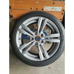 BMW 1-serie Dunlop Wintersport 5 banden+velgen(set van 4)