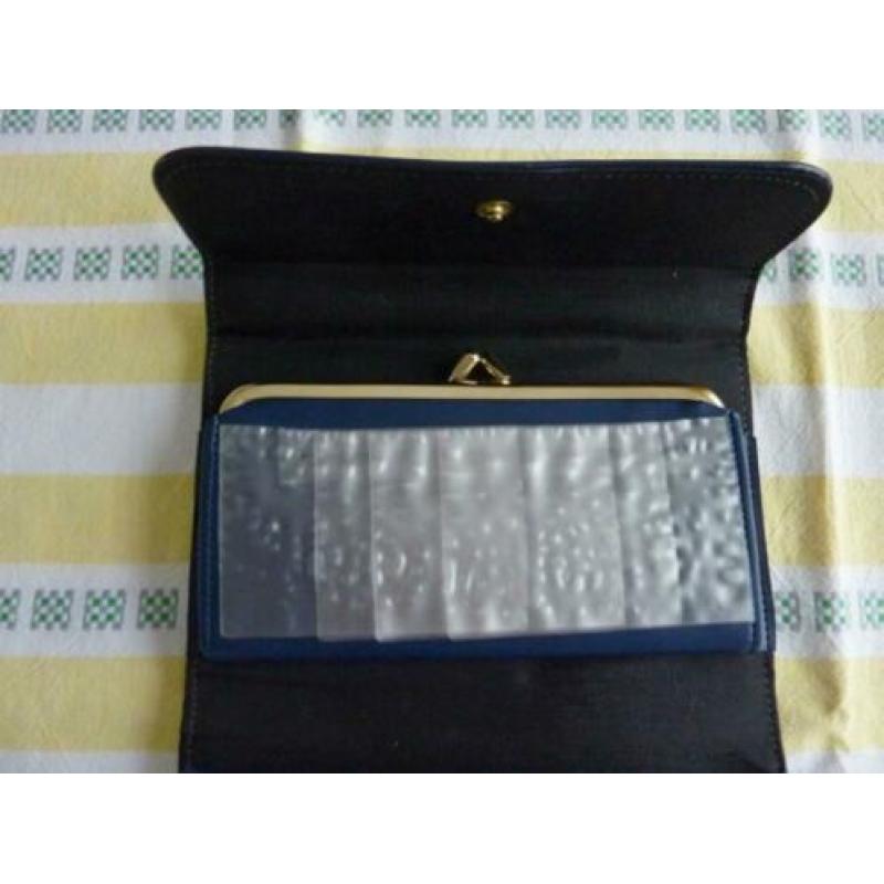 chique nieuwe avondtas enveloppe tas blauw