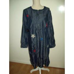Hippe spijkerjurk/denim jurk met sterren van Esmara mt XXL