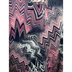 Superleuke roze/blauwe tuniek streepjesprint MAGNA 56/58