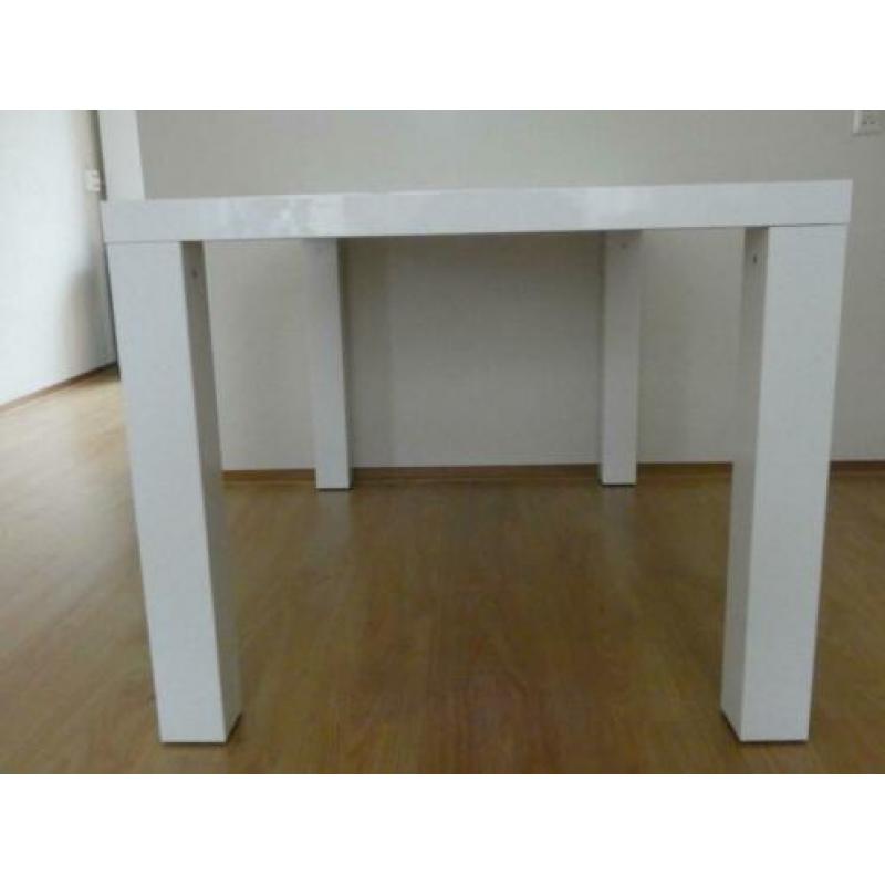 Eettafel wit hoogglans 4-personen vier personen tafel