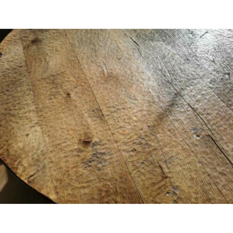 Ronde eiken tafel 120cm