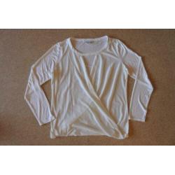white house black market overslag top L wit
