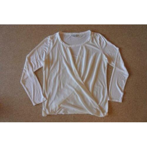 white house black market overslag top L wit