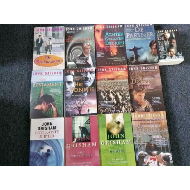 Allerlei thrillers. Prijs is per stuk
