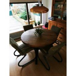Ronde eiken tafel 120cm