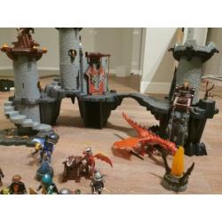 Hele grote gave kastelen set te koop met draak