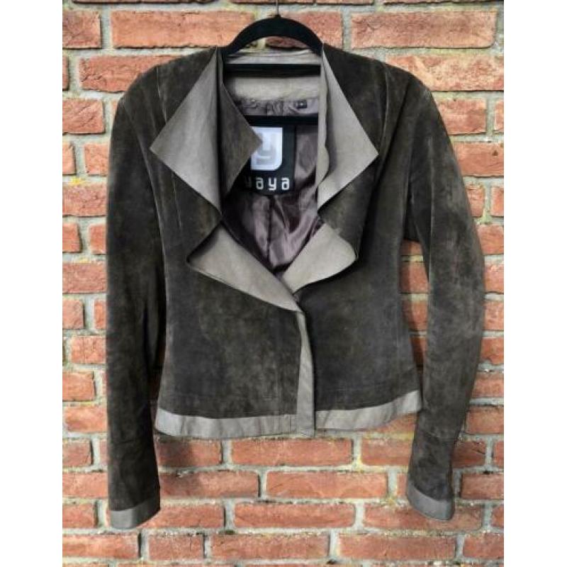 Yaya suede jas S Nieuw!