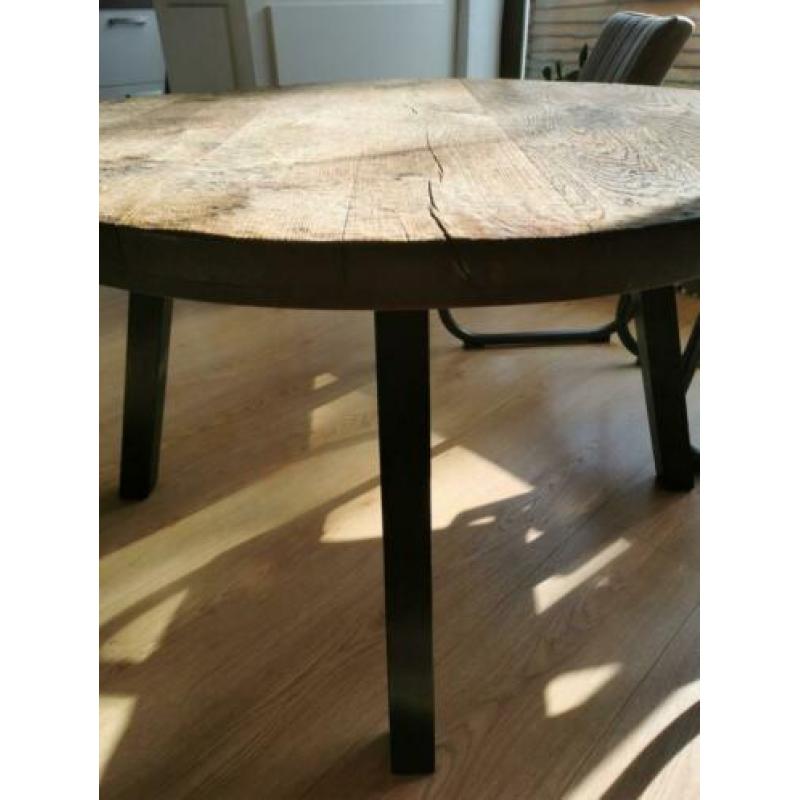 Ronde eiken tafel 120cm