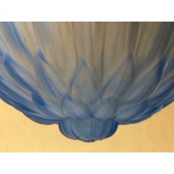 Blauw Lamp Hanglamp Plafondlamp Schaallamp Art Deco