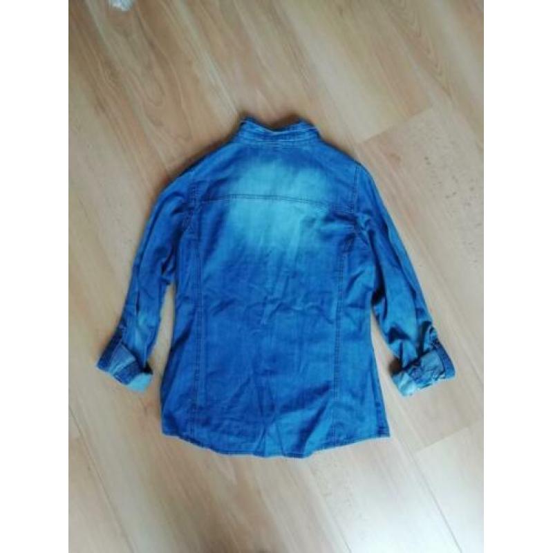 Spijkerblouse (Cool cat) Z.g.a.n maat L