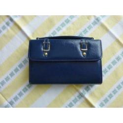 chique nieuwe avondtas enveloppe tas blauw
