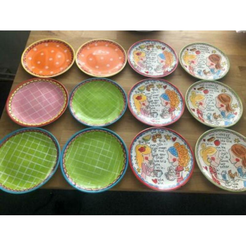 Blond servies set