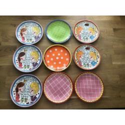 Blond servies set