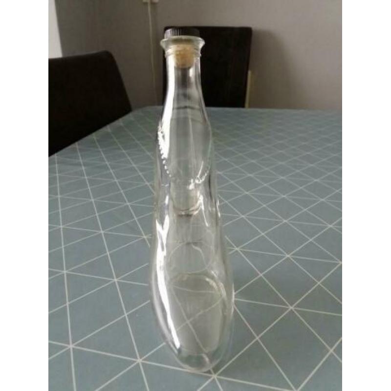 Decoratieve glazen pump vulbaar