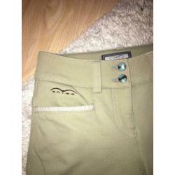 Beige Animo rijbroek maat XS