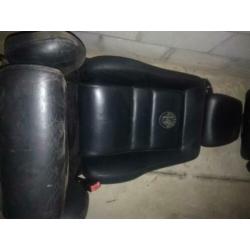 Leren stoelen alfa spider