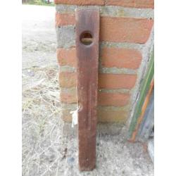 Brocante oude waterpas / 40 cm. breed