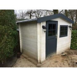Tuinhuisje 28 mm wanddikte met aluminium dak