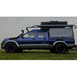 Nissan 4x4 DAKAR safari daktent 4 pers, outdoor kitchen, kla