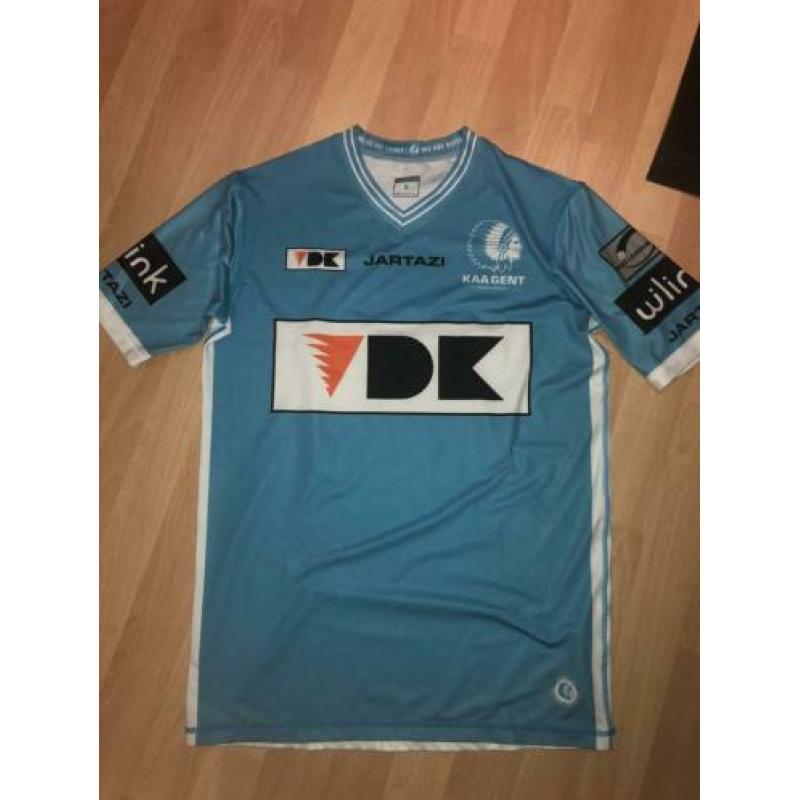 Matchworn shirt AA Gent Match Worn Dieumerci Ndongala JPL