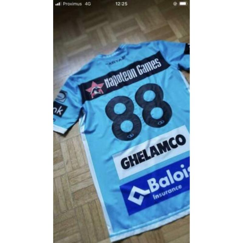 Matchworn shirt AA Gent Match Worn Dieumerci Ndongala JPL