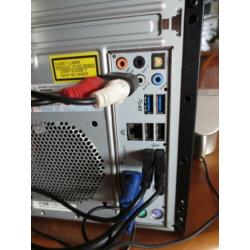 desktop pc merk Medion zgan + muis + toetsenbord