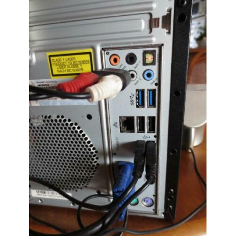 desktop pc merk Medion zgan + muis + toetsenbord